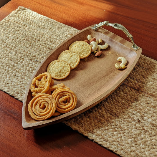 Dokra Boat Platter