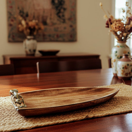 Dokra Boat Platter
