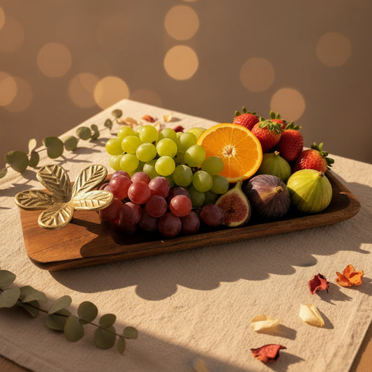 Long Flower Platter