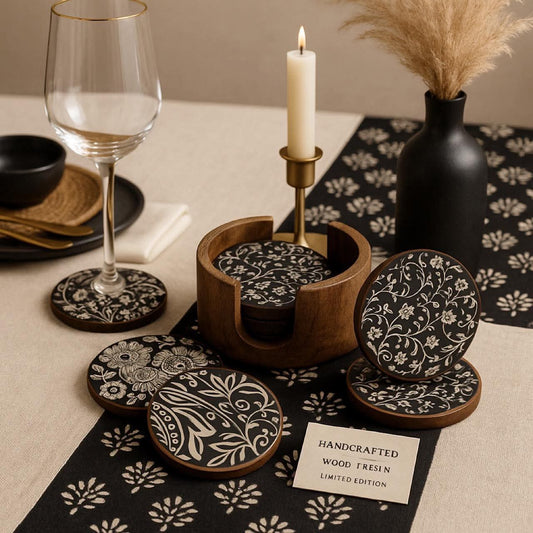 Kalamkari Coaster Set