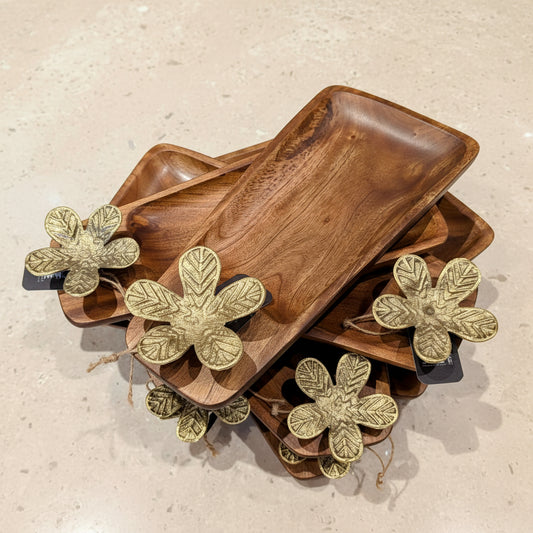 Long Flower Platter